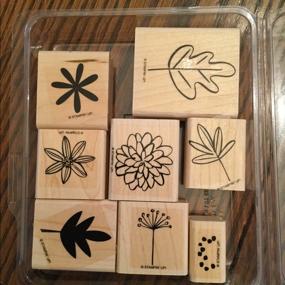 Fall Flair rubber stamp set - Picture 1 of 4
